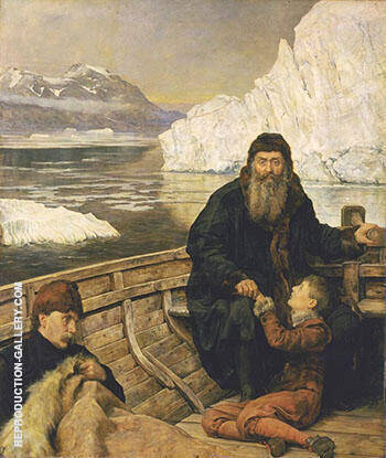The Last Voyage of Henry Hudson 1881 | Oil Painting Reproduction