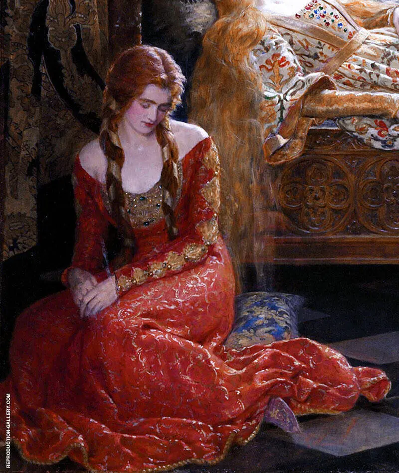 The Sleeping Beauty 1921 Detail By John Maler Collier