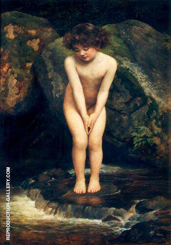 Water Baby 1890 by John Maler Collier | Oil Painting Reproduction