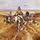 When the Plains Were His 1906 By Charles M Russell