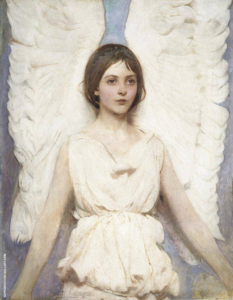Angel 1887 by Abbott H Thayer Oil Painting Reproduction