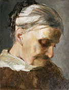 A Study of an Old Woman 1890 By Abbott H Thayer