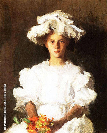 Blue Ribbon by Abbott H Thayer | Oil Painting Reproduction