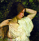 Girl Arranging Her Hair 1918-19 By Abbott H Thayer