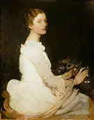 Girl in White 1888 By Abbott H Thayer