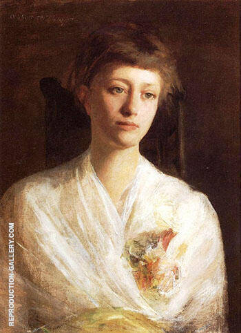 Girl in White Margaret Greene 1888 | Oil Painting Reproduction