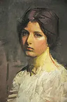 Gladys Detail 1915 By Abbott H Thayer