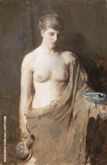 Hebe 1890 by Abbott H Thayer | Oil Painting Reproduction