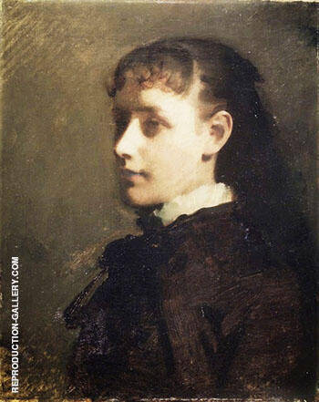 Jessie Jay Burge 1880 by Abbott H Thayer | Oil Painting Reproduction