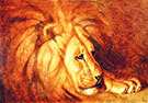 Lion at Rest By Abbott H Thayer
