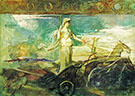 Minerva in a Chariot 1894 By Abbott H Thayer