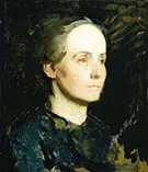 Portrait of a Woman Miss Gertrude Bloede 1881 By Abbott H Thayer