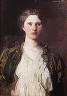 Portrait of Bessie Price 1897 By Abbott H Thayer