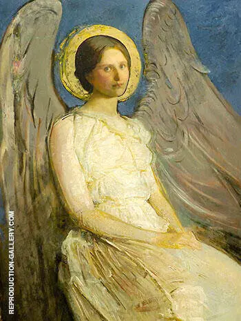Seated Angel 1899-1921 By Abbott H Thayer