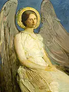 Seated Angel 1899-1921 By Abbott H Thayer