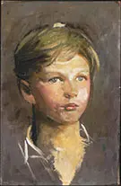 Sketch of a Young Boy 1895 By Abbott H Thayer