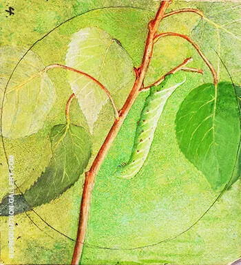 Sphinx Caterpillar1 By Abbott H Thayer