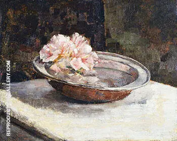 Still Life with Rhododendron 1886 By Abbott H Thayer