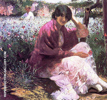 The Garden 1884 by Abbott H Thayer | Oil Painting Reproduction
