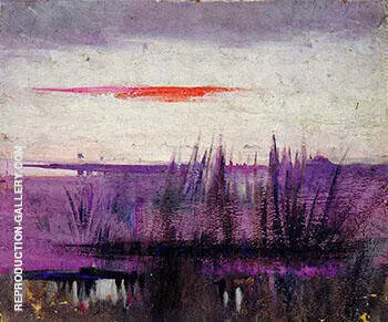 The Sky Simulated by White Flamingoes 1905-09 By Abbott H Thayer