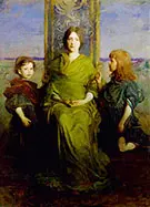 Virgin Enthroned 1891 By Abbott H Thayer