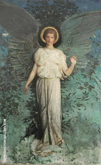 Winged Figure 1918 By Abbott H Thayer