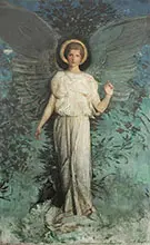 Winged Figure 1918 By Abbott H Thayer