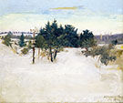 Winter Landscape 1902 By Abbott H Thayer