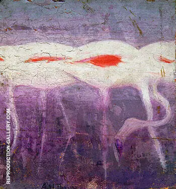 White Flamingoes 1905-09 By Abbott H Thayer