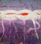 White Flamingoes 1905-09 By Abbott H Thayer