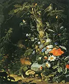 Flowers Animals and Insects By Abraham Mignon