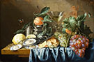 Still Life with Oysters By Abraham Mignon