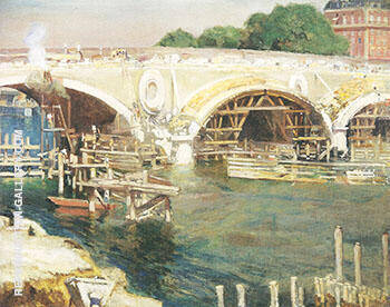The Bridge Builders 1904 | Oil Painting Reproduction