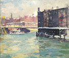 State Street Bridge Along the Chicago River c 1906 By Alson Skinner Clark