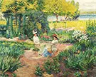 In the Garden 1910 By Alson Skinner Clark