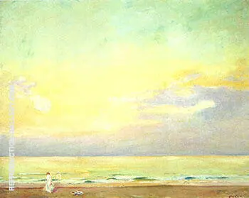 Sunset Normandy c 1910 By Alson Skinner Clark