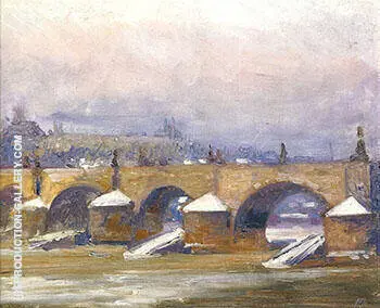 Charles Bridge Prague 1912 By Alson Skinner Clark