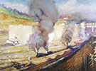 In the Lock Miraflores c 1914 By Alson Skinner Clark