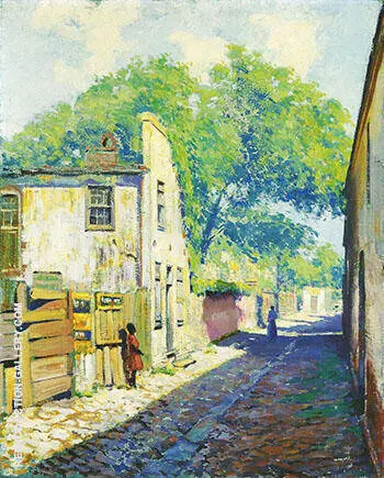 Charleston House St Michael's Alley c 1917 By Alson Skinner Clark