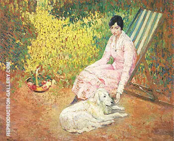 Viola and Major c 1919 By Alson Skinner Clark
