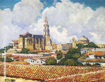 After the Shower Cuernavaca 1923 By Alson Skinner Clark