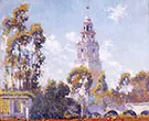 California Tower from Alcazar Garden By Alson Skinner Clark