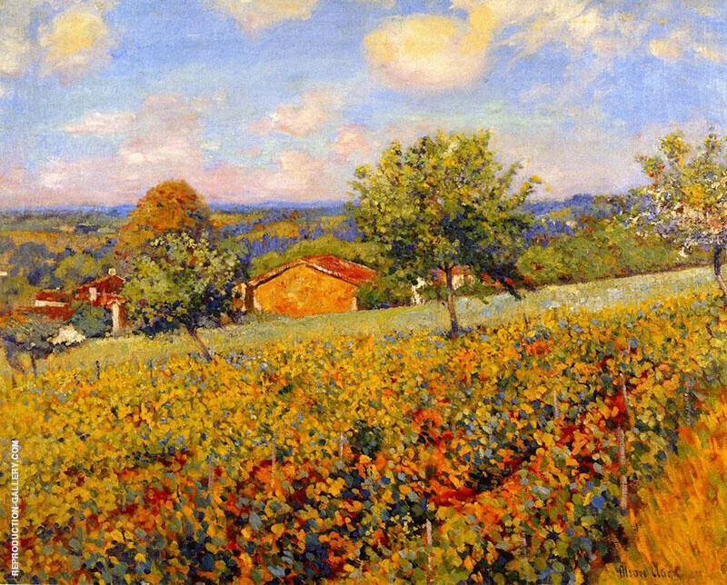 Hillside Giverny 1911 By Alson Skinner Clark