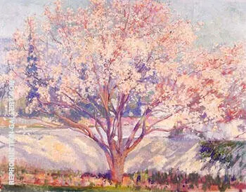 Almond Tree in Bloom By Alson Skinner Clark