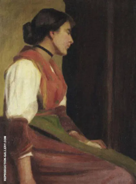 Portrait of Mrs Frieseke By Alson Skinner Clark