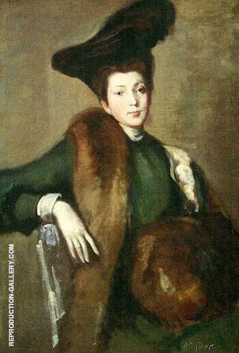 Portrait of the Woman Medora By Alson Skinner Clark