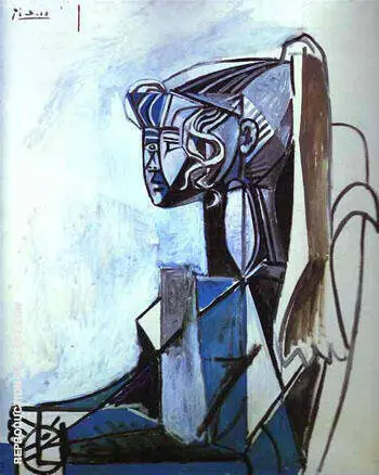 Portrait of Sylvette 1954 By Pablo Picasso