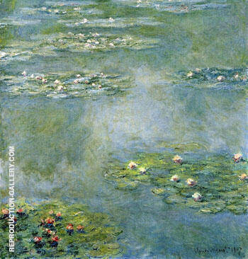 Water Lilies 1907 22 by Claude Monet | Oil Painting Reproduction