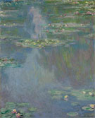 Nympheas 1905 3 By Claude Monet