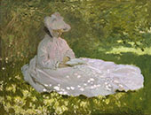 The Reader 1872 By Claude Monet